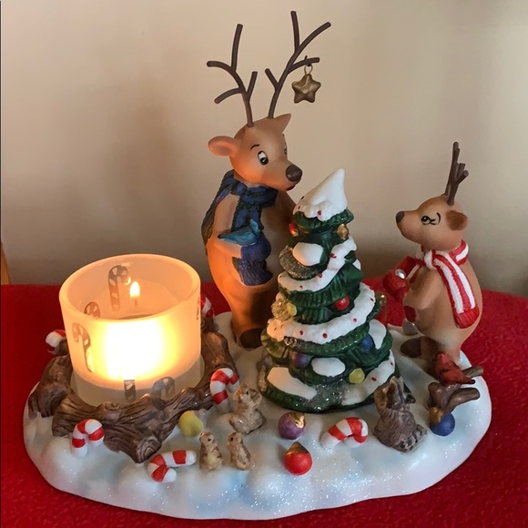 PARTYLITE Reindeer Votive Candle Holder (NIB)
